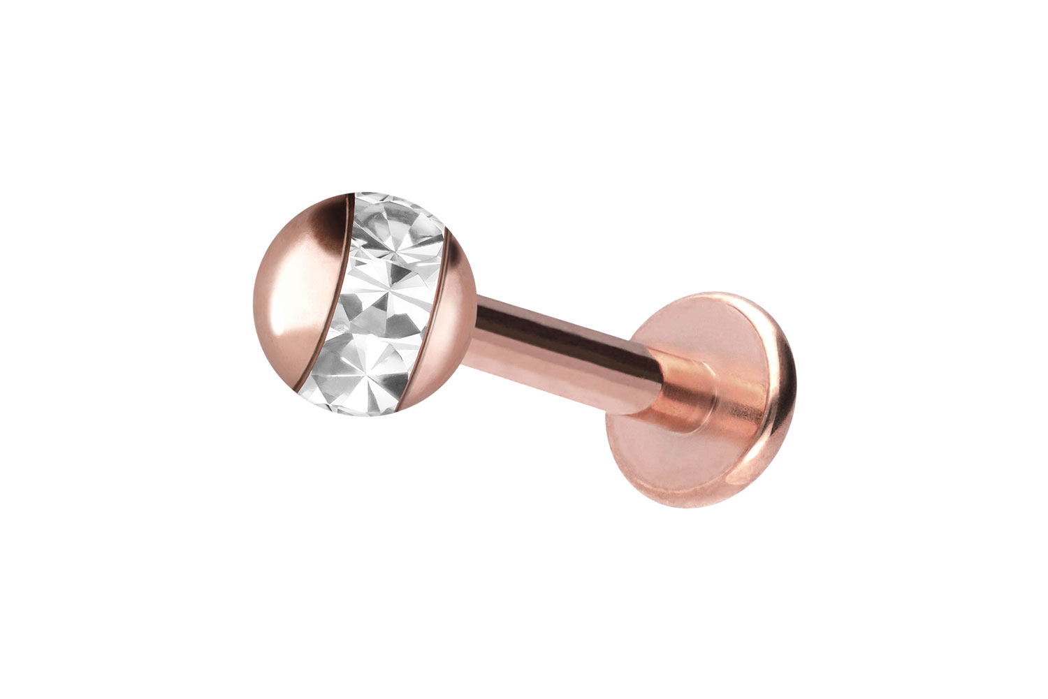 Chirurgenstahl Labret Piercing EPOXY-RING-KUGEL